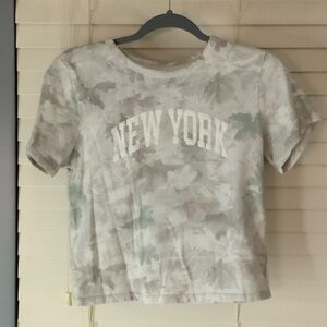 Gray Camouflage Short Sleeve Tee